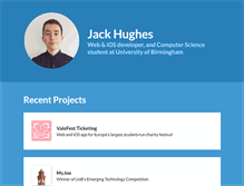 Tablet Screenshot of jackhughesweb.com